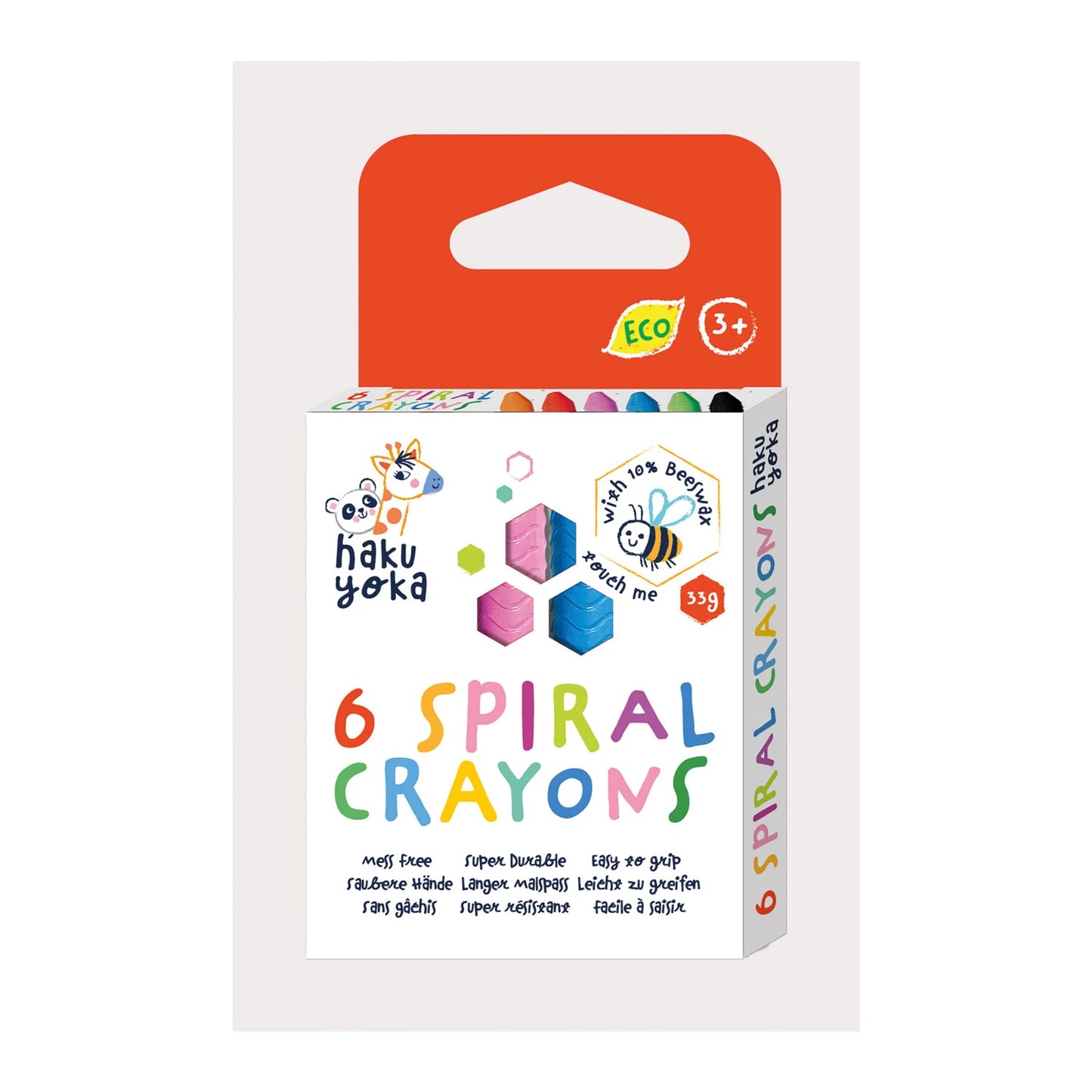 CRAYONS DE CIRE, 6 COULEURS