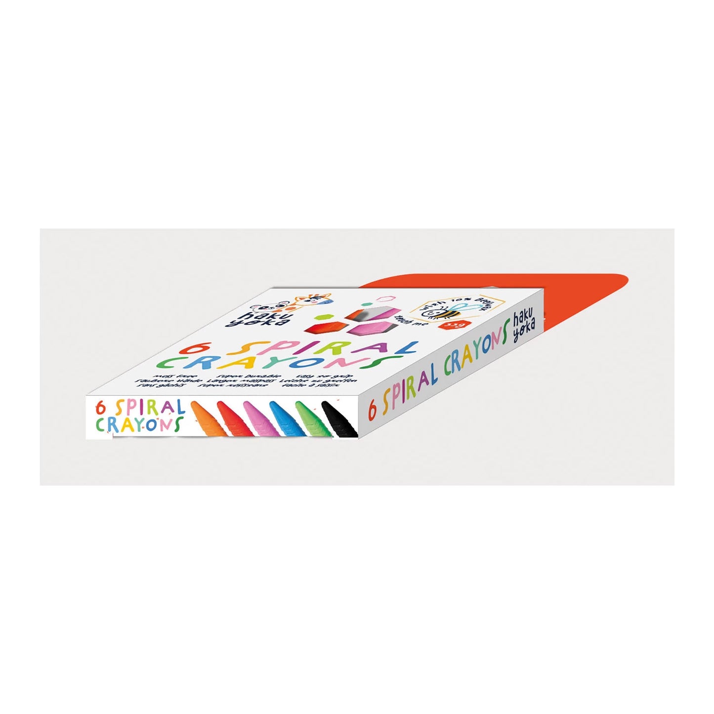 CRAYONS DE CIRE, 6 COULEURS