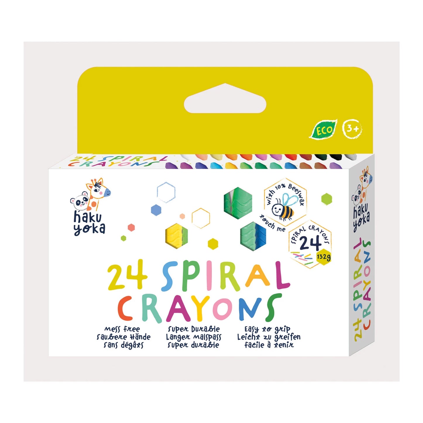 CRAYONS DE CIRE, 24 COULEURS