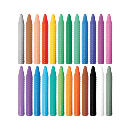 CRAYONS DE CIRE, 24 COULEURS