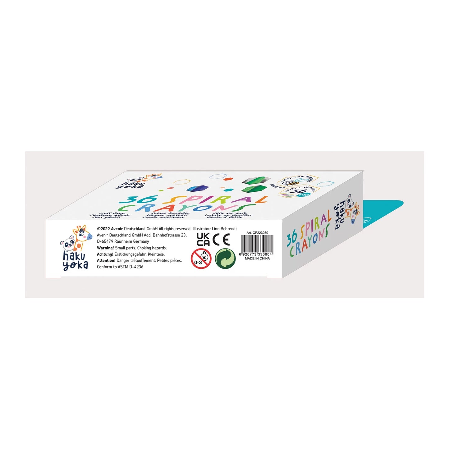 CRAYONS DE CIRE, 36 COULEURS