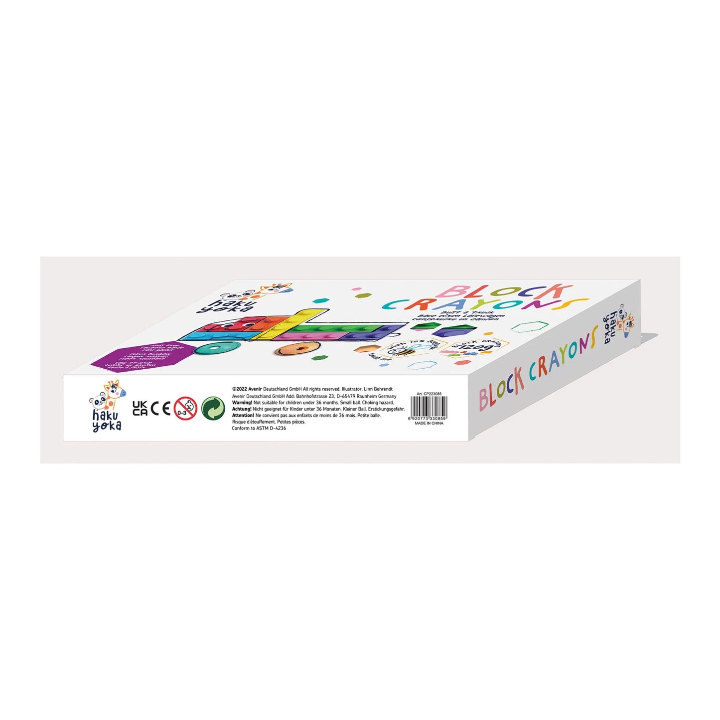 CAMION DE CRAYONS DE CIRE EN BLOCS