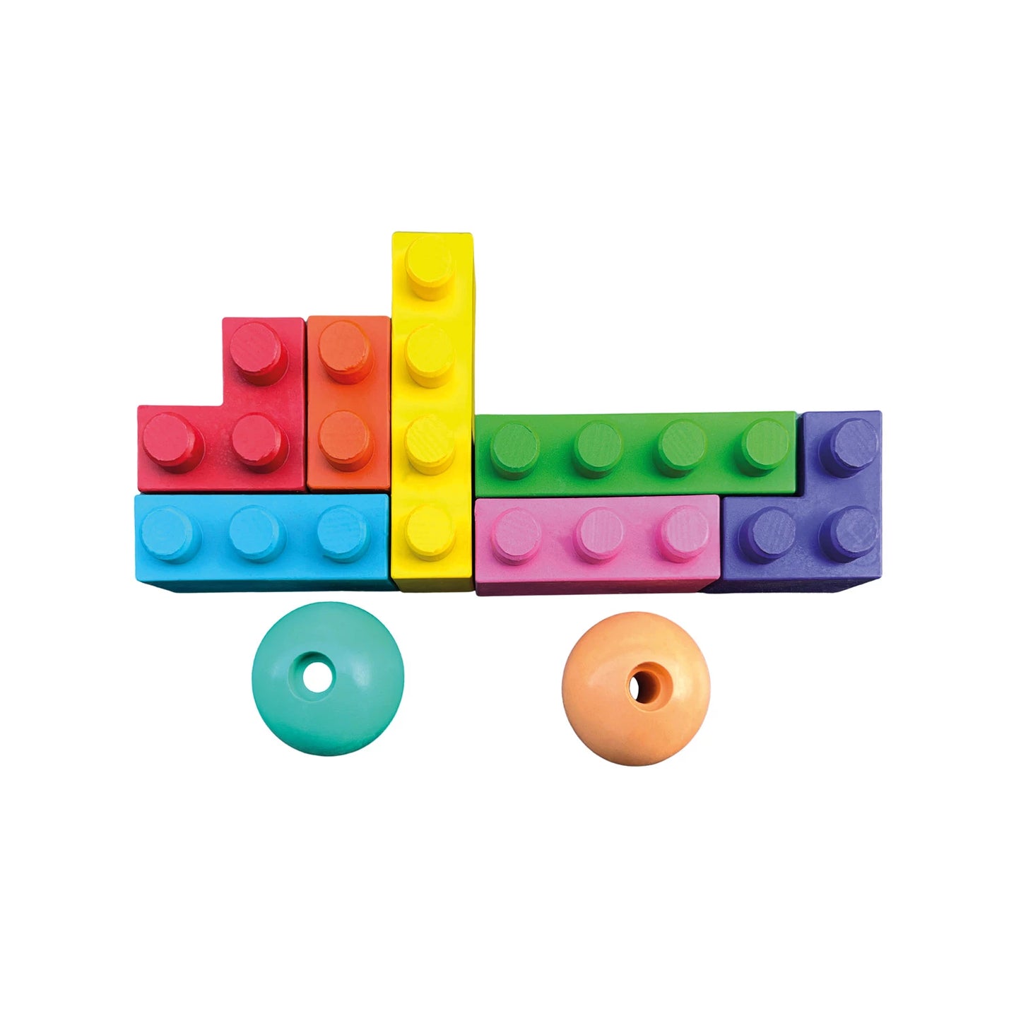 CAMION DE CRAYONS DE CIRE EN BLOCS