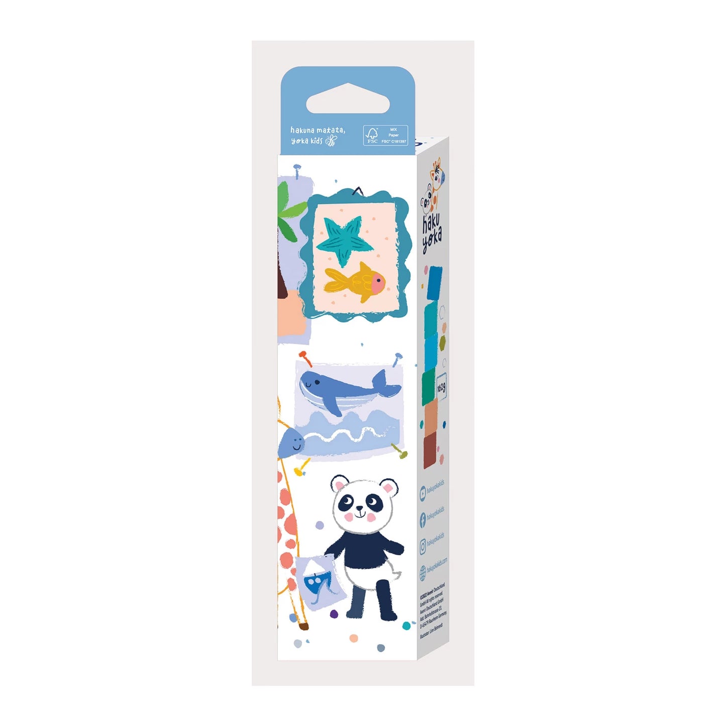 ENSEMBLE DE CRAYONS DE CIRE, CUBES, BLEU-VERT