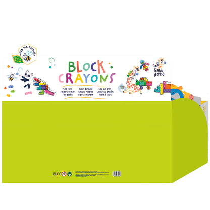 BLOC D'EXPOSITION DE CRAYONS DE CIRE