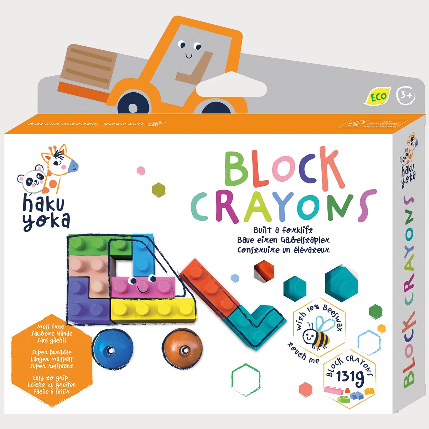 BLOC D'EXPOSITION DE CRAYONS DE CIRE