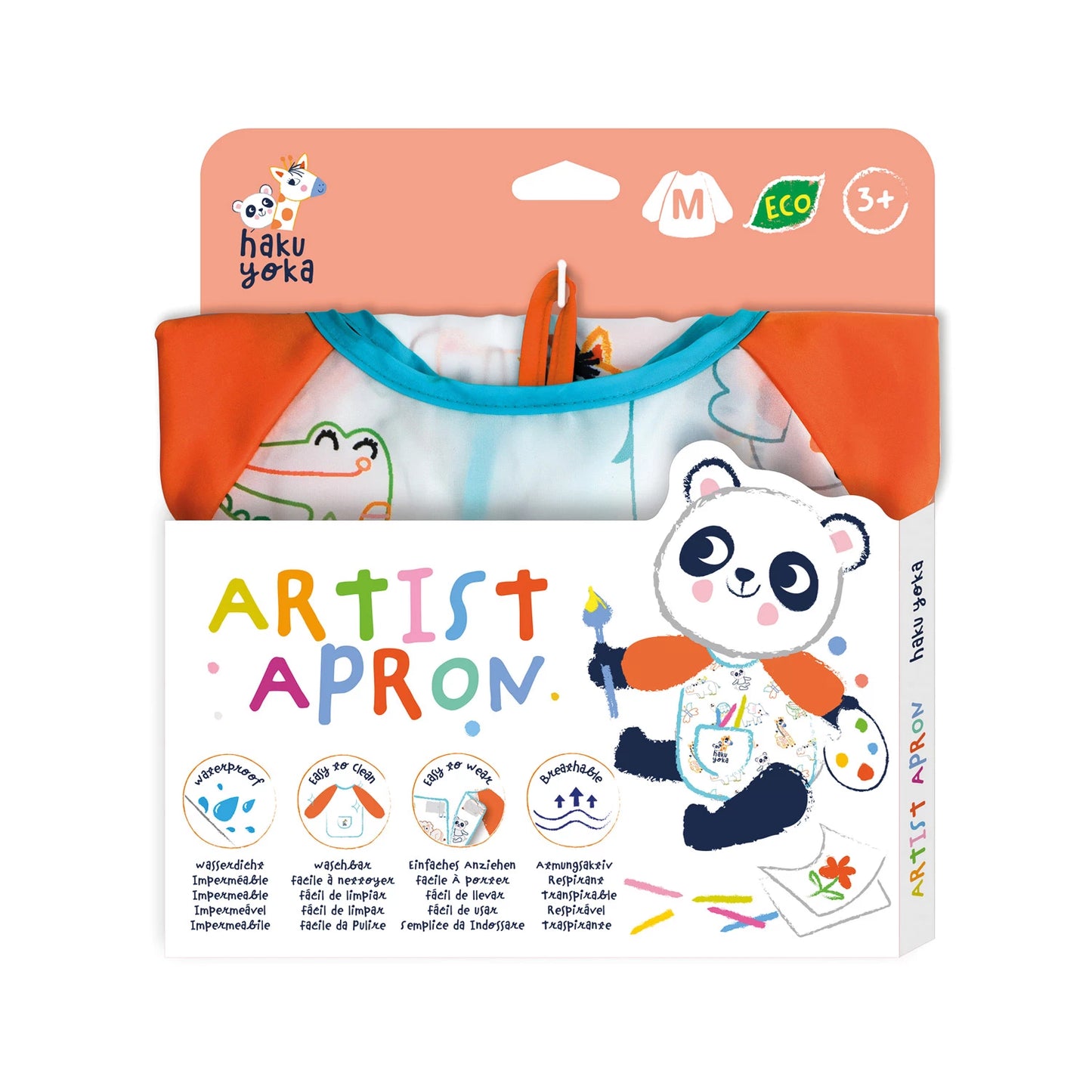 GREMBIULE DA DISEGNO PER BAMBINI, TAGLIA M
