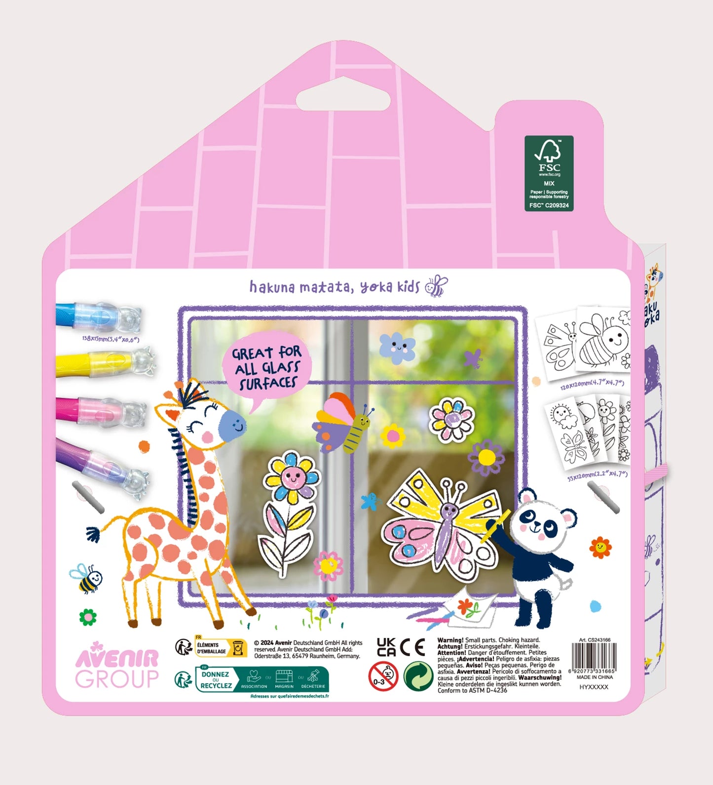ENSEMBLE DE CRAYONS DE CIRE POUR VITRINES