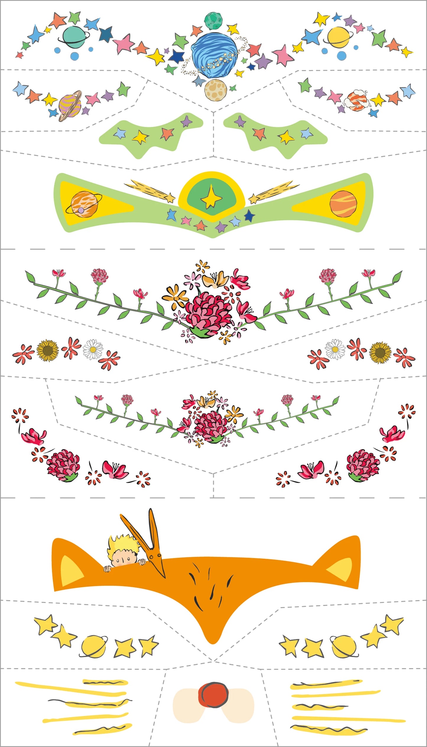 AUTOCOLLANTS ET TATOUAGES DU PETIT PRINCE
