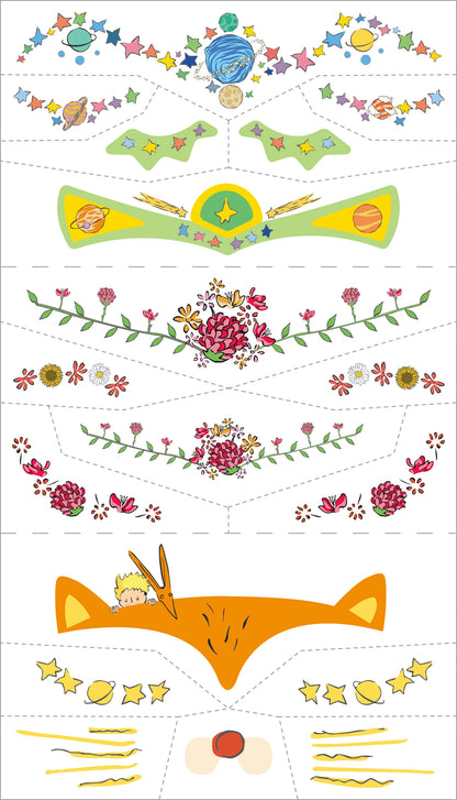 AUTOCOLLANTS ET TATOUAGES DU PETIT PRINCE