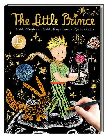 LIVRE D'ART À GRATTER LE PETIT PRINCE