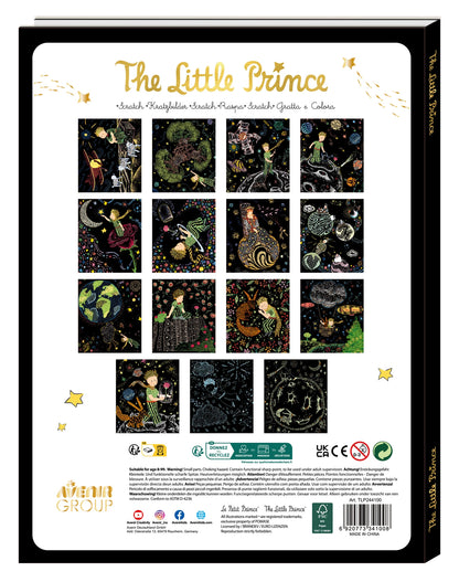 LIVRE D'ART À GRATTER LE PETIT PRINCE