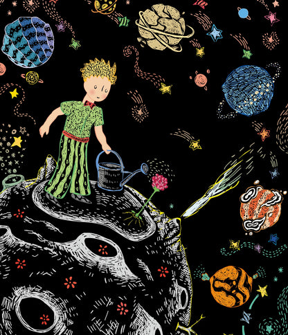 LIVRE D'ART À GRATTER LE PETIT PRINCE
