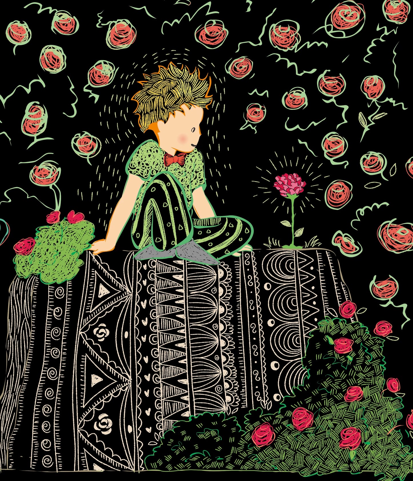 LIVRE D'ART À GRATTER LE PETIT PRINCE