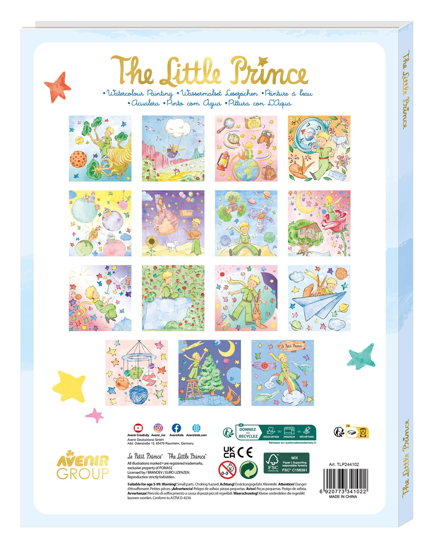 AQUARELLBUCH DER KLEINE PRINZ