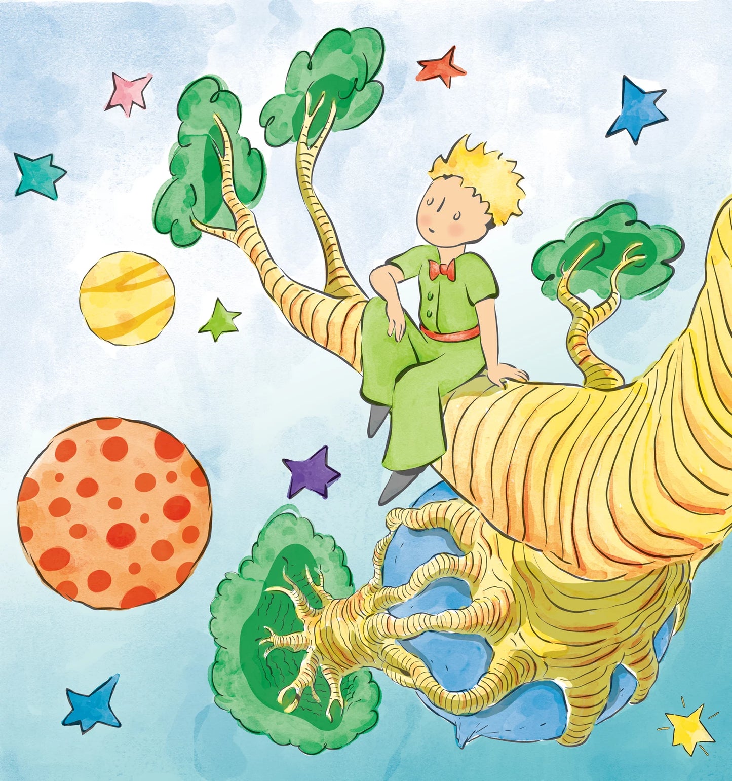 AQUARELLBUCH DER KLEINE PRINZ