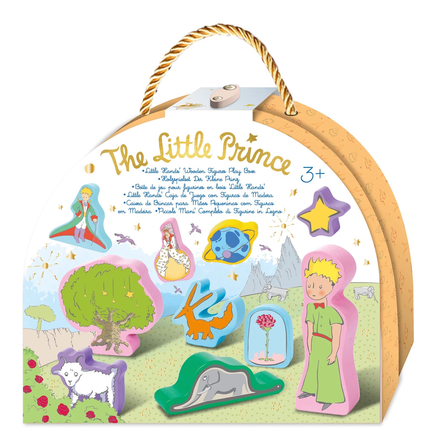 JEU DE CONSTRUCTION EN BOIS 11 PIÈCES LE PETIT PRINCE