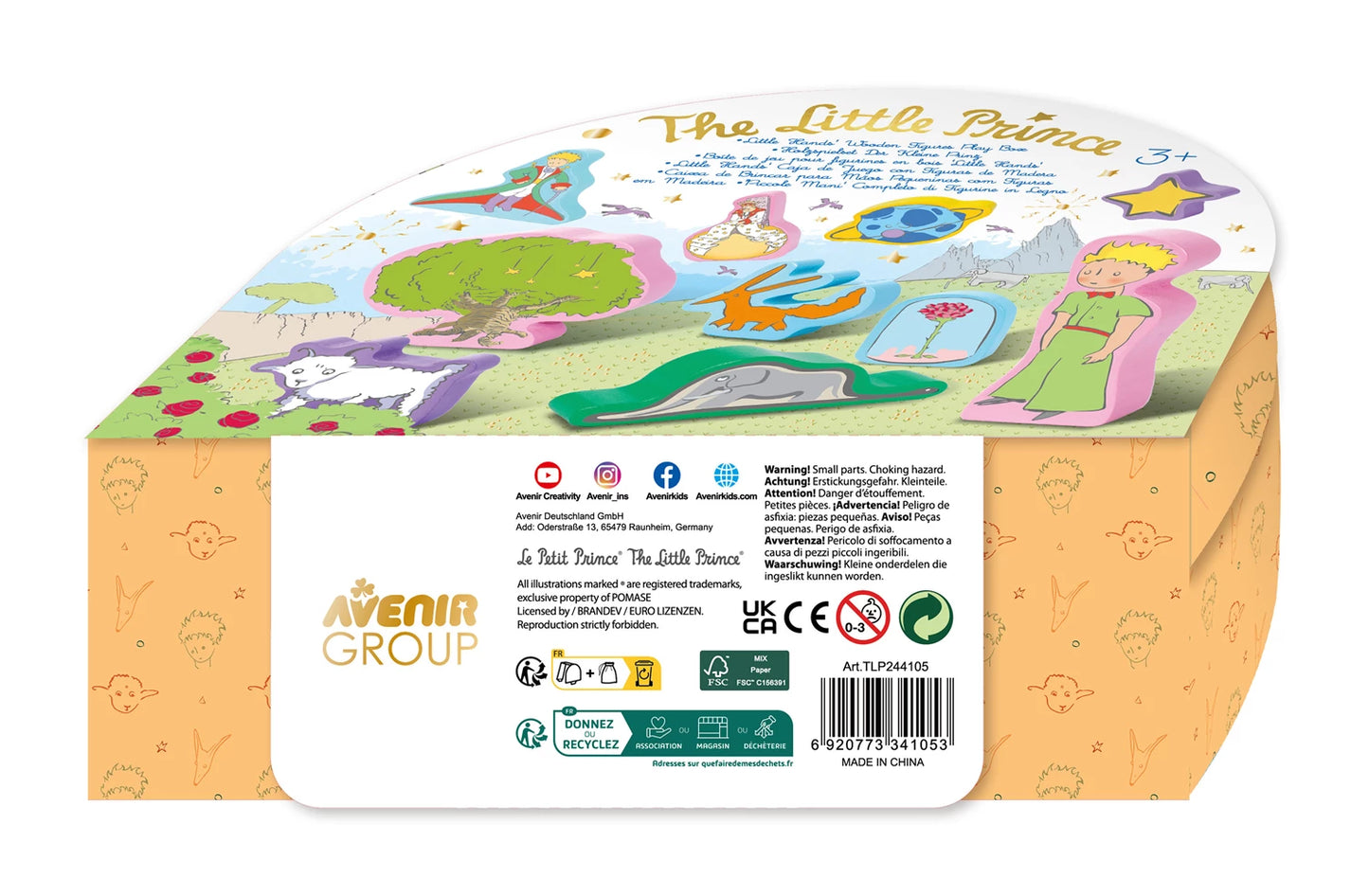 JEU DE CONSTRUCTION EN BOIS 11 PIÈCES LE PETIT PRINCE