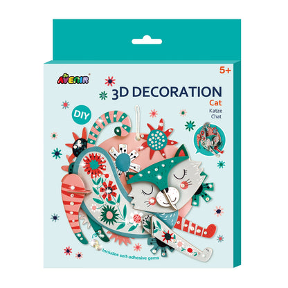 DÉCORATION CHAT 3D