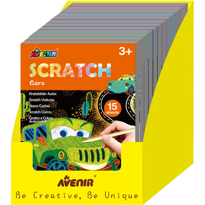 CARTES À GRATTER MINI 4X3 ASS