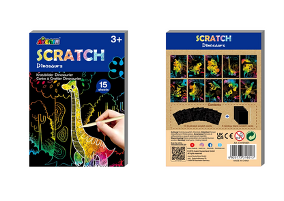 CARTES À GRATTER MINI 4X3 ASS
