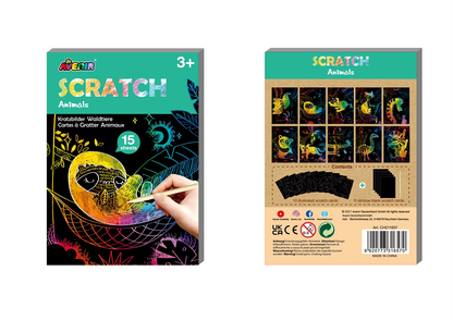 CARTES À GRATTER MINI 4X3 ASS