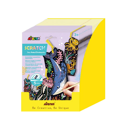 SEGNALIBRI E APPENDINI PER PORTE SCRATCH ART DA ESPOSIZIONE 2X12 ASS