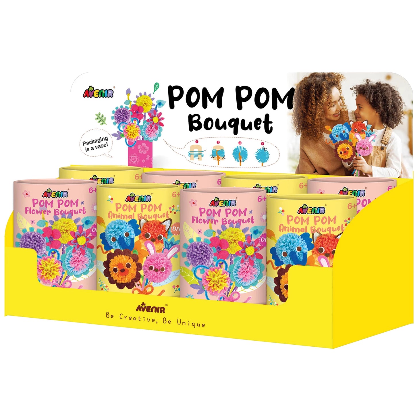 POMPON 2X4 ASS.