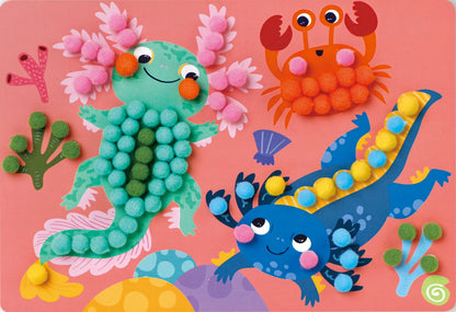 POMPON-SET AXOLOTL