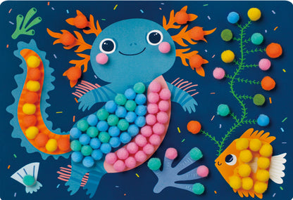 POMPON-SET AXOLOTL
