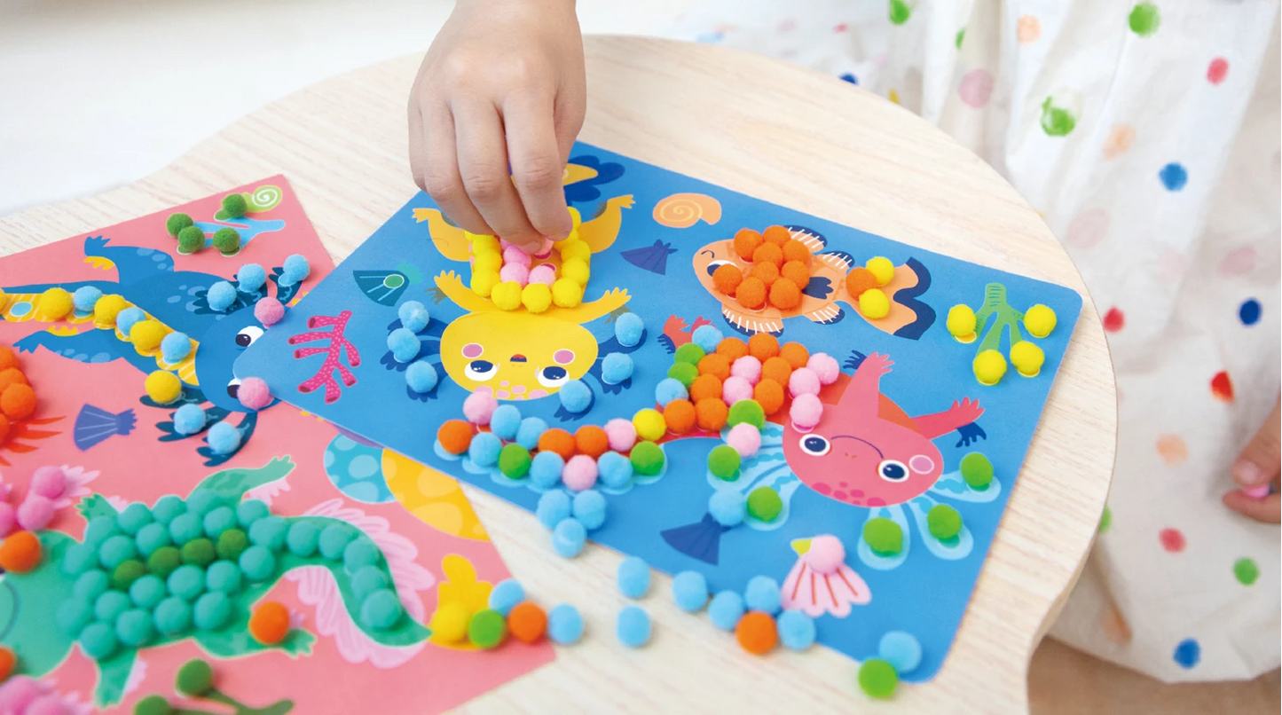 POMPON-SET AXOLOTL