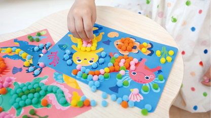 POMPON-SET AXOLOTL