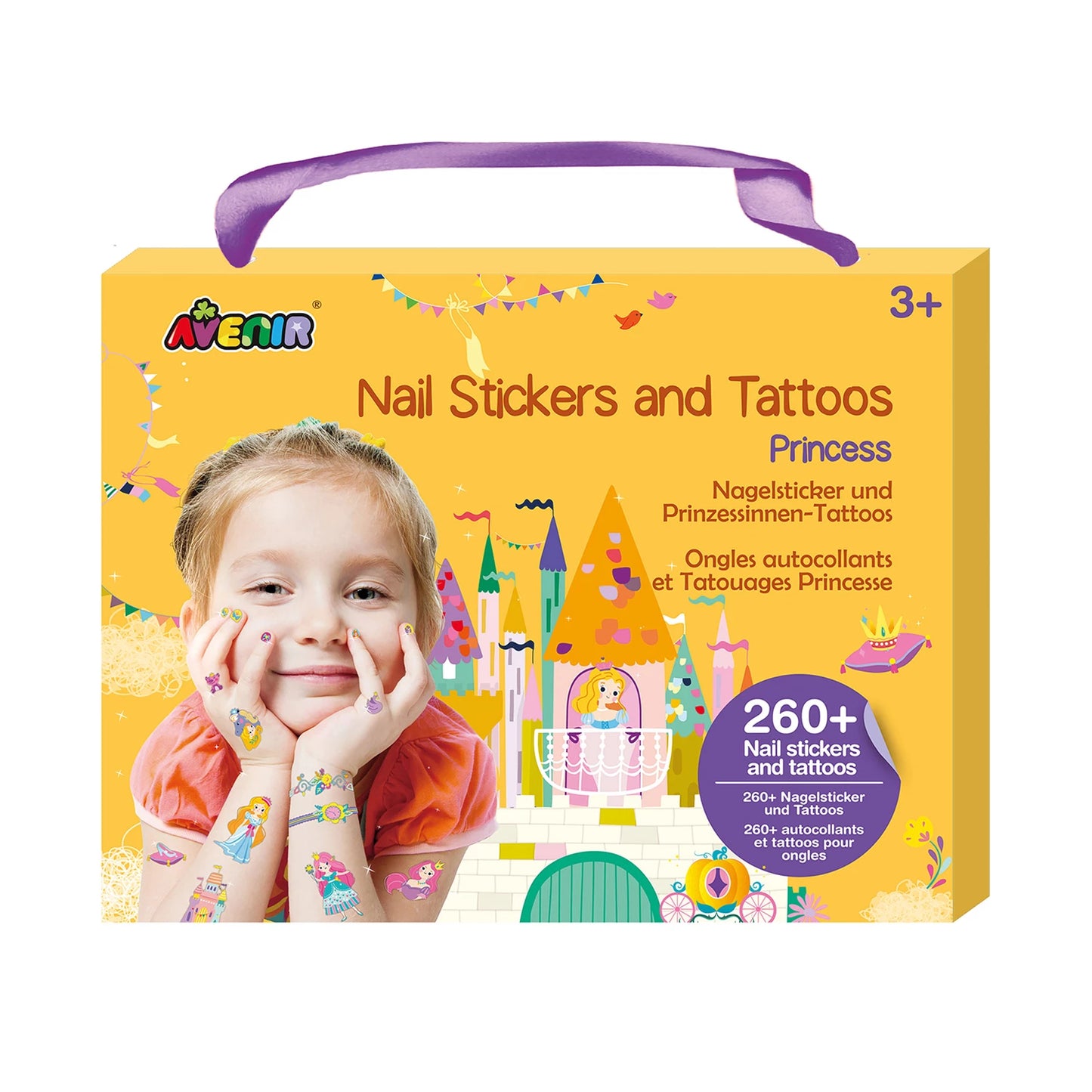 PRINZESSINNEN-NAGELAUFKLEBER UND TATTOOS