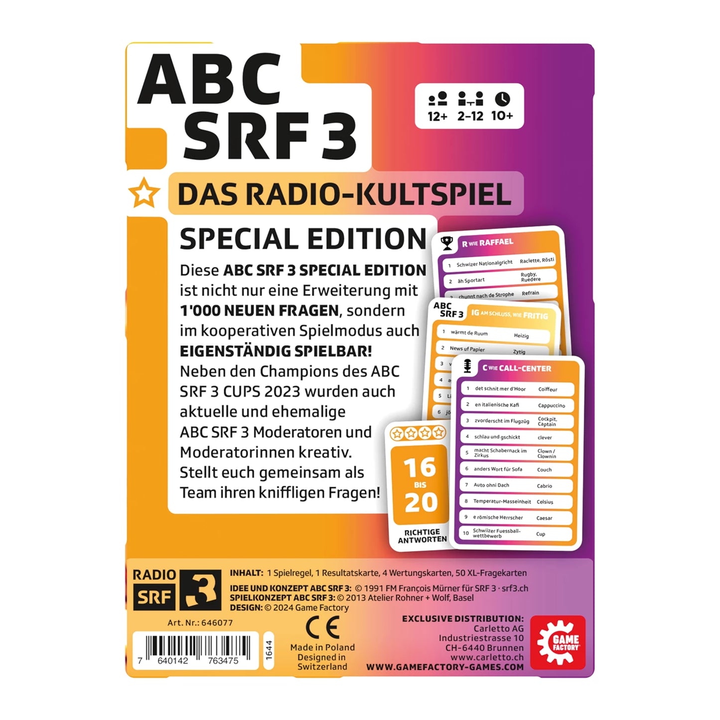 ABC SRF 3 ÉDITION SPÉCIALE (D)