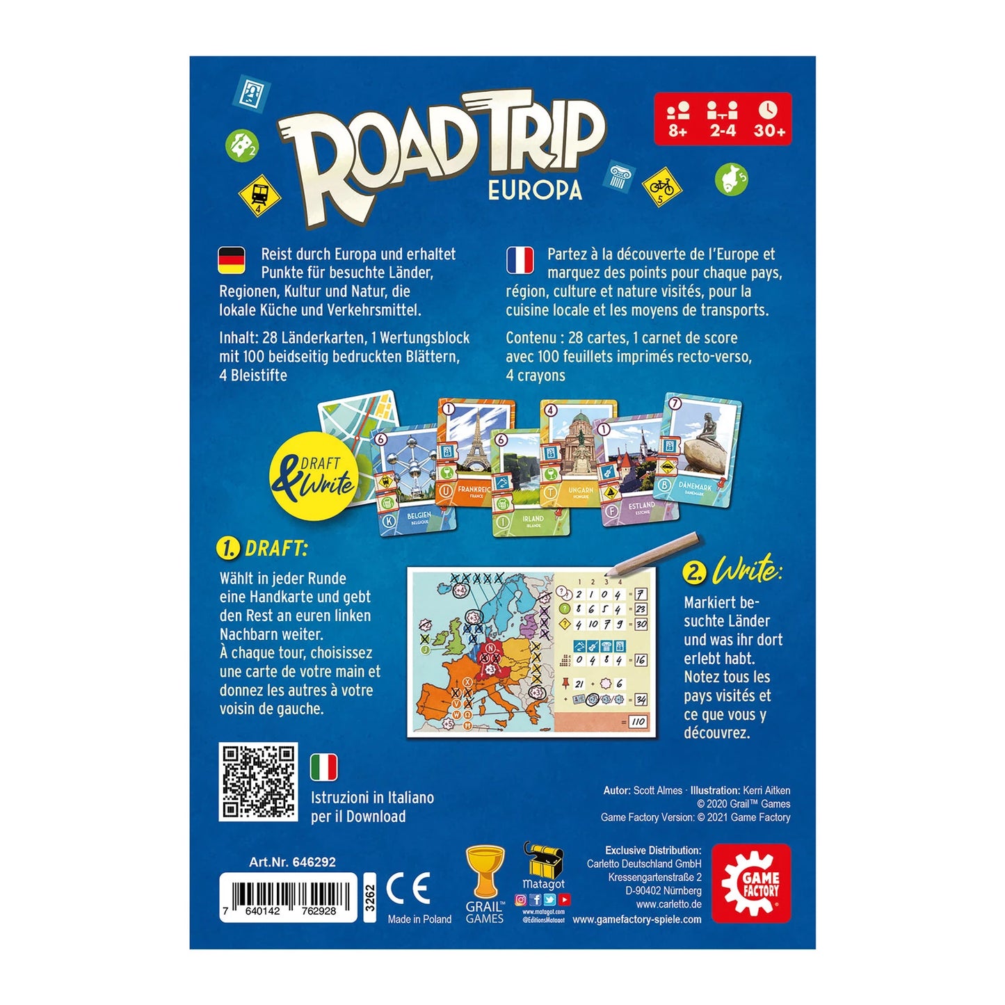 VIAGGIO SU STRADA IN EUROPA (MULTILINGUA)