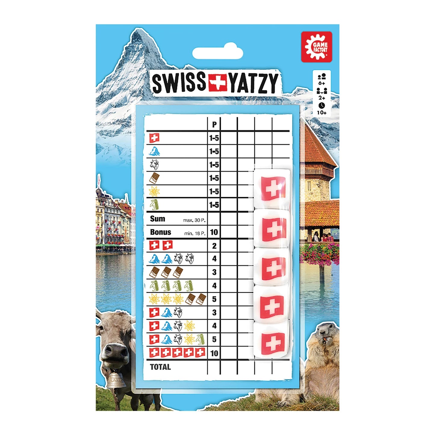 SWISS YATZY BLISTER (MULTILINGUA)