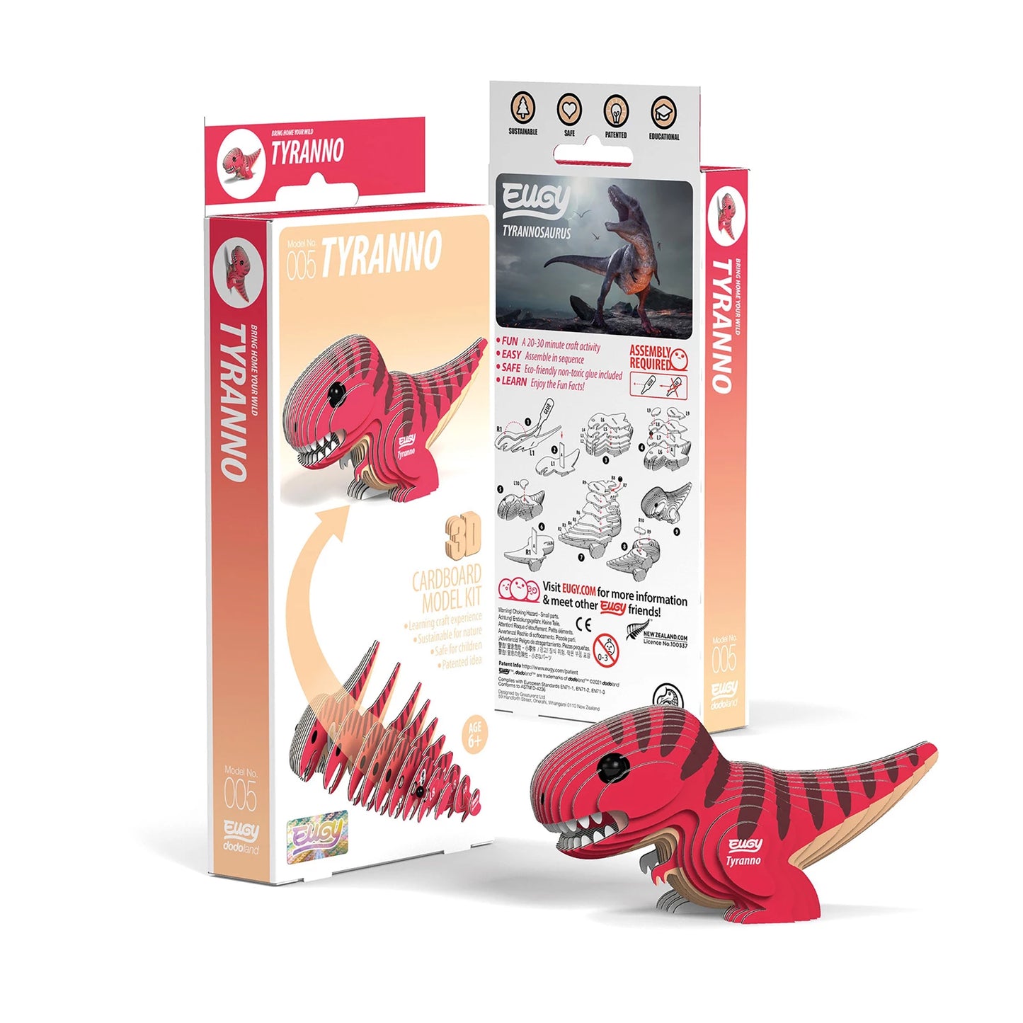 3D-TYRANNOSAURUS-BAUSATZ