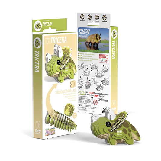 KIT DI ARTIGIANATO 3D TRICERATOPO
