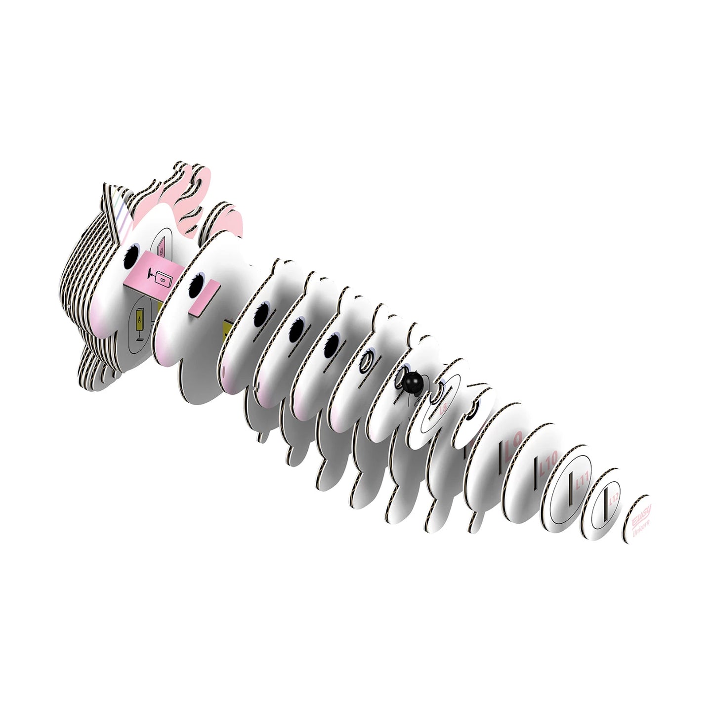Bastelset 3D Einhorn