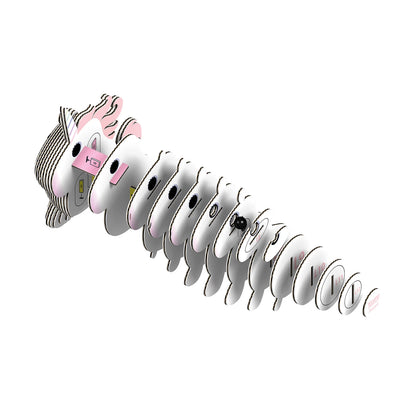 Bastelset 3D Einhorn