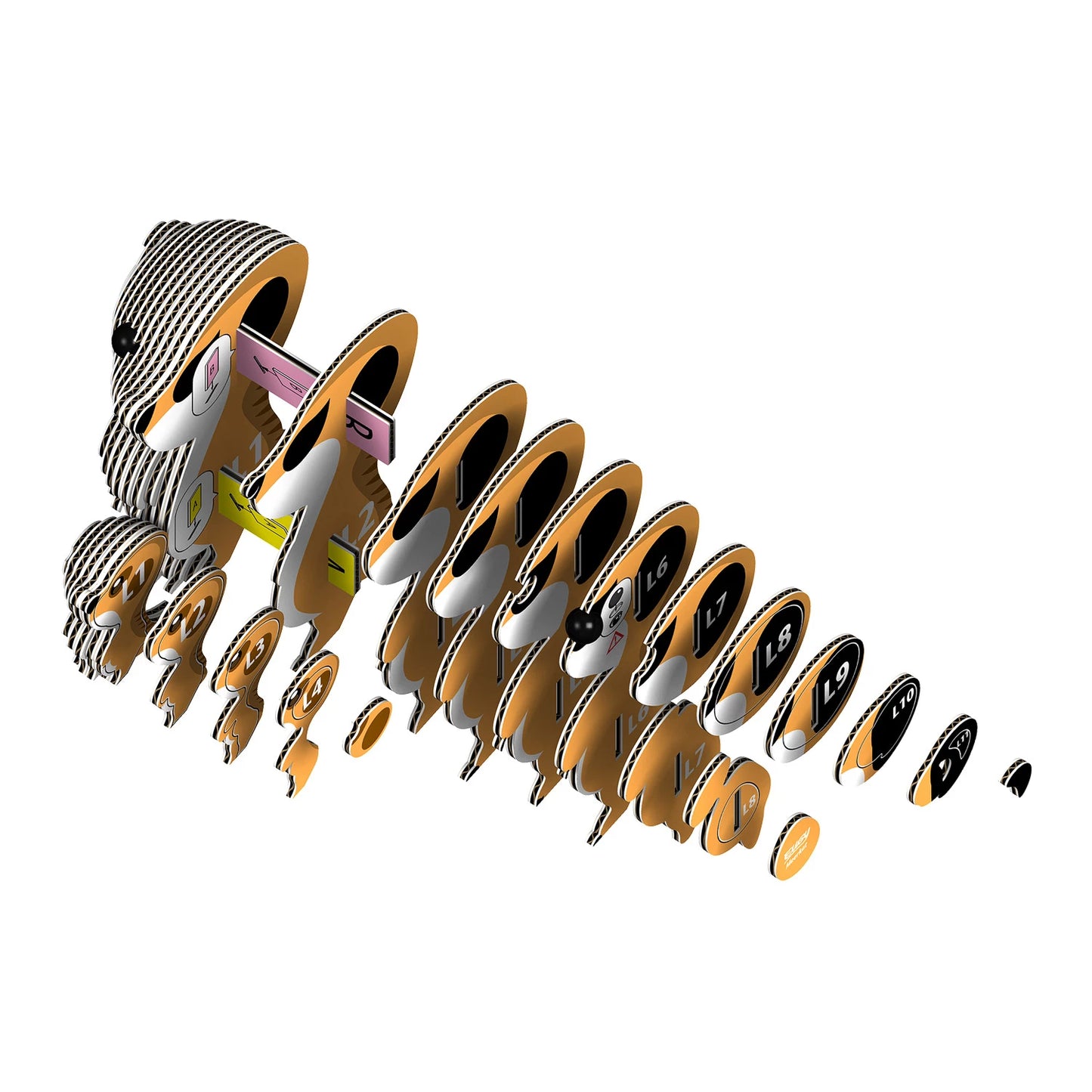 3D-BASTELSET ERDMÄNNCHEN