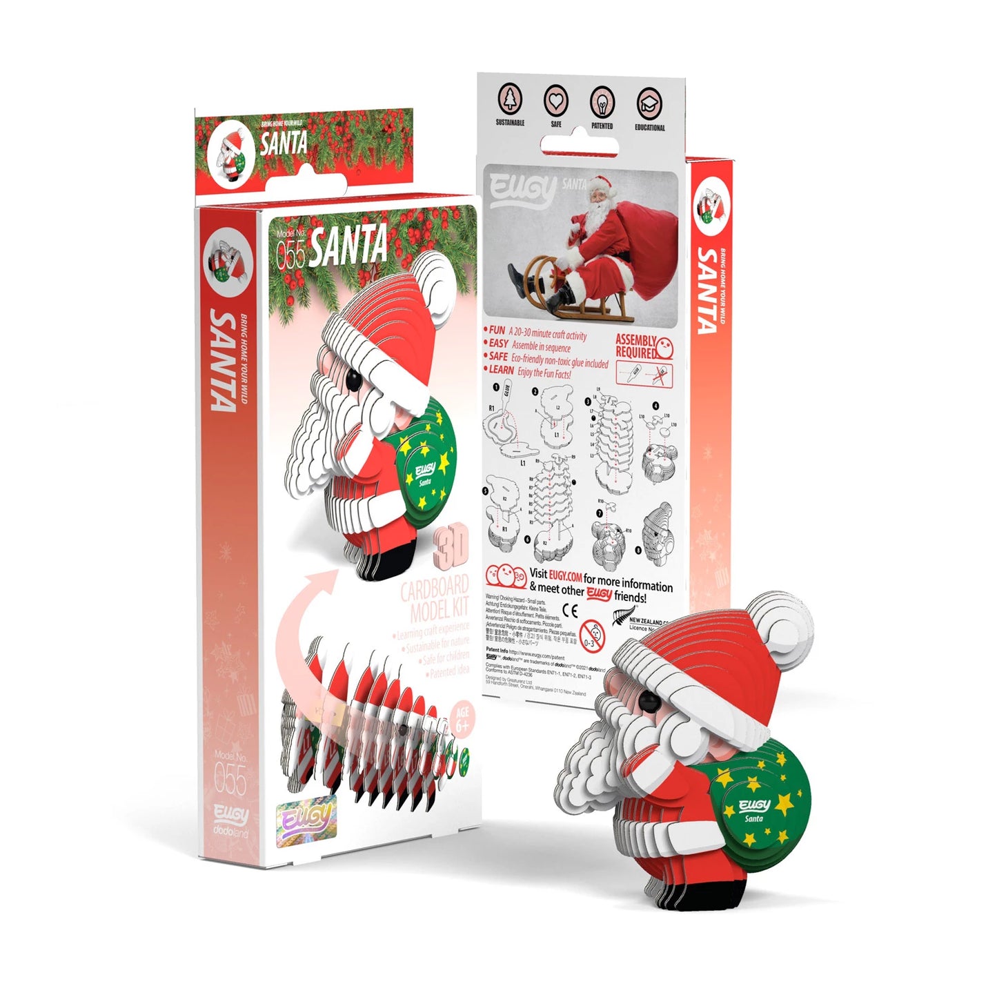BASTELSET 3D-WEIHNACHTSMANN