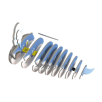 3D-BASTELSET BLAUWAL