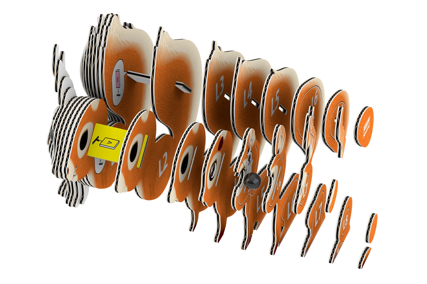 KIT ARTIGIANALE 3D SCOIATTOLO