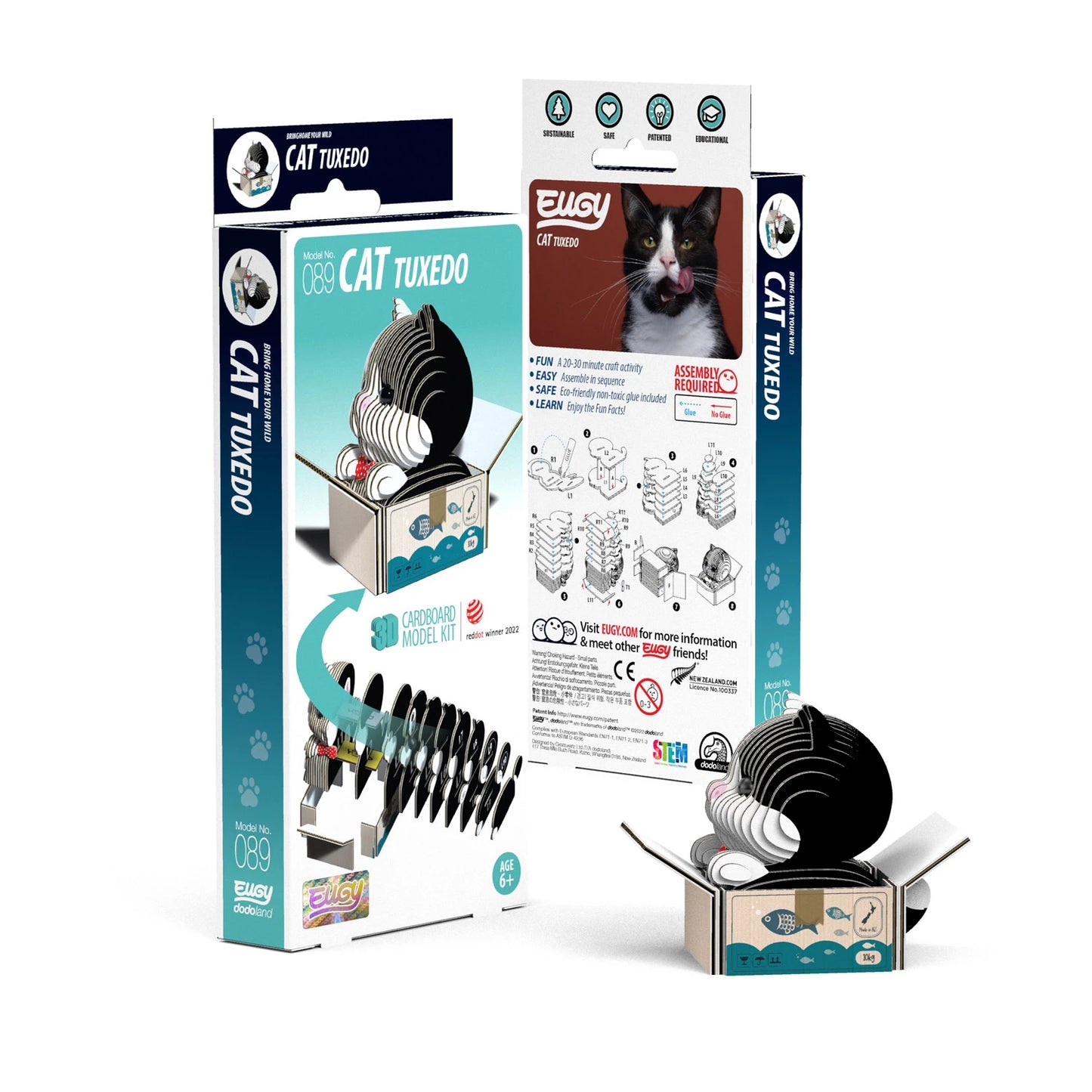 BASTELSET 3D SMOKINGKATZE