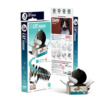 BASTELSET 3D SMOKINGKATZE