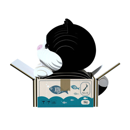 BASTELSET 3D SMOKINGKATZE