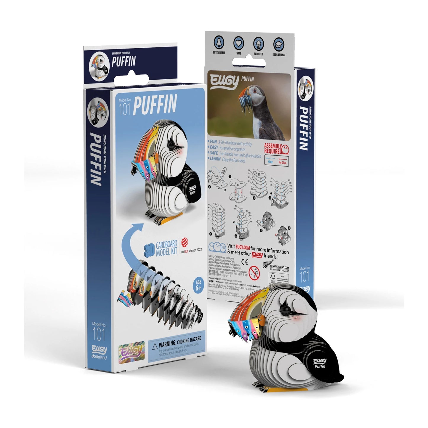 KIT D'ARTISANAT 3D MACAREUX MOINE