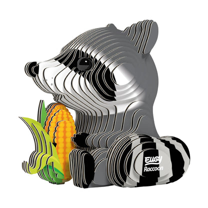 3D-Bastelset Waschbär