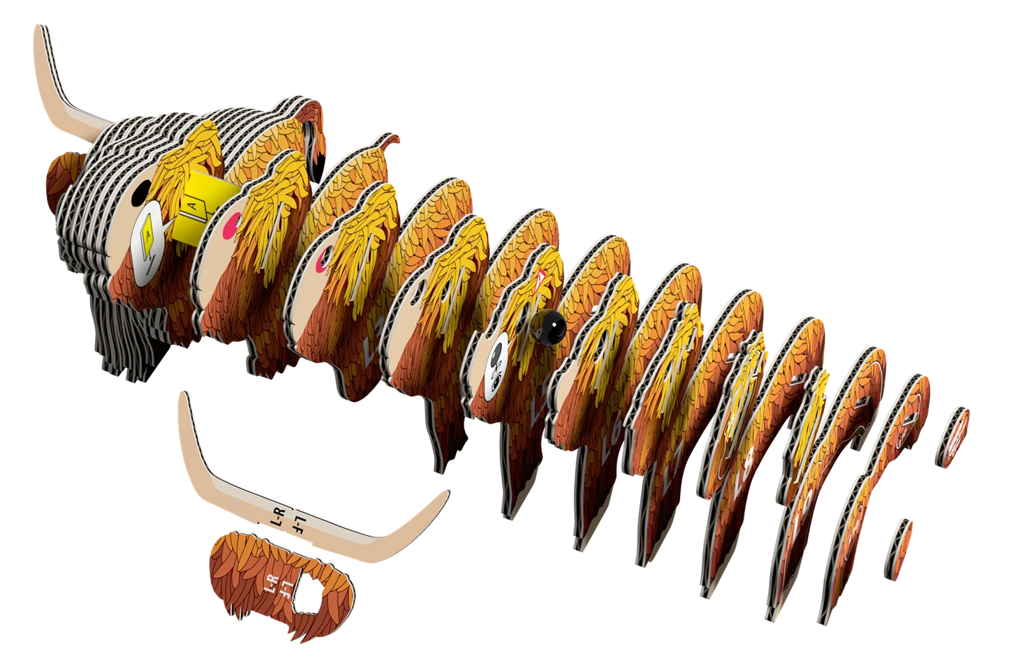 3D-BASTELSET HOCHLANDRINDFLEISCH